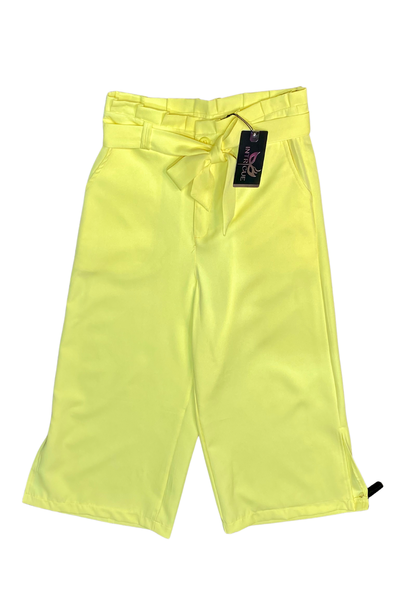 Pantalón Dama Amarillo Tela Formal con faja INT3:1735 590390