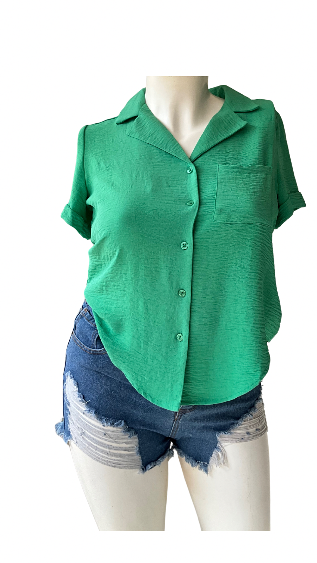 Camisa para dama mujer Verde CTD1152-16 595395