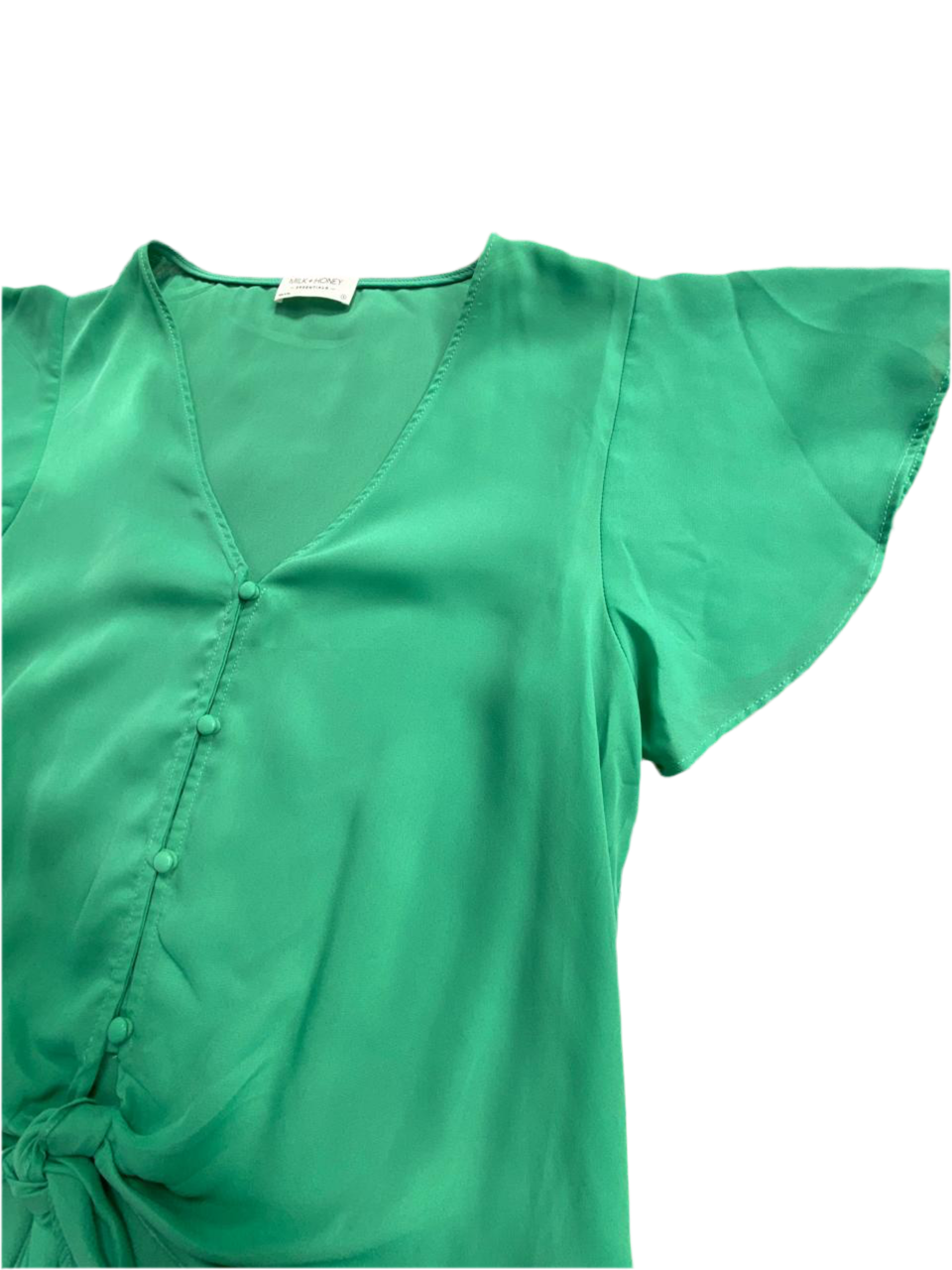 Blusa verde dama 36239TETOP