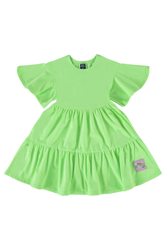 Vestido verde niña 18026 545445