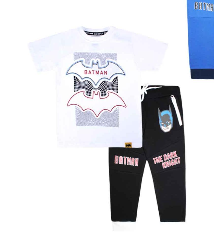 Set conjunto para niño batman 2-8 años camisa y buzo C9-BA-1056N blanco