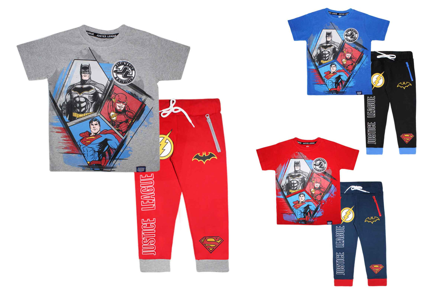 Set conjunto para niño batman 2-8 años camisa y buzo rojo