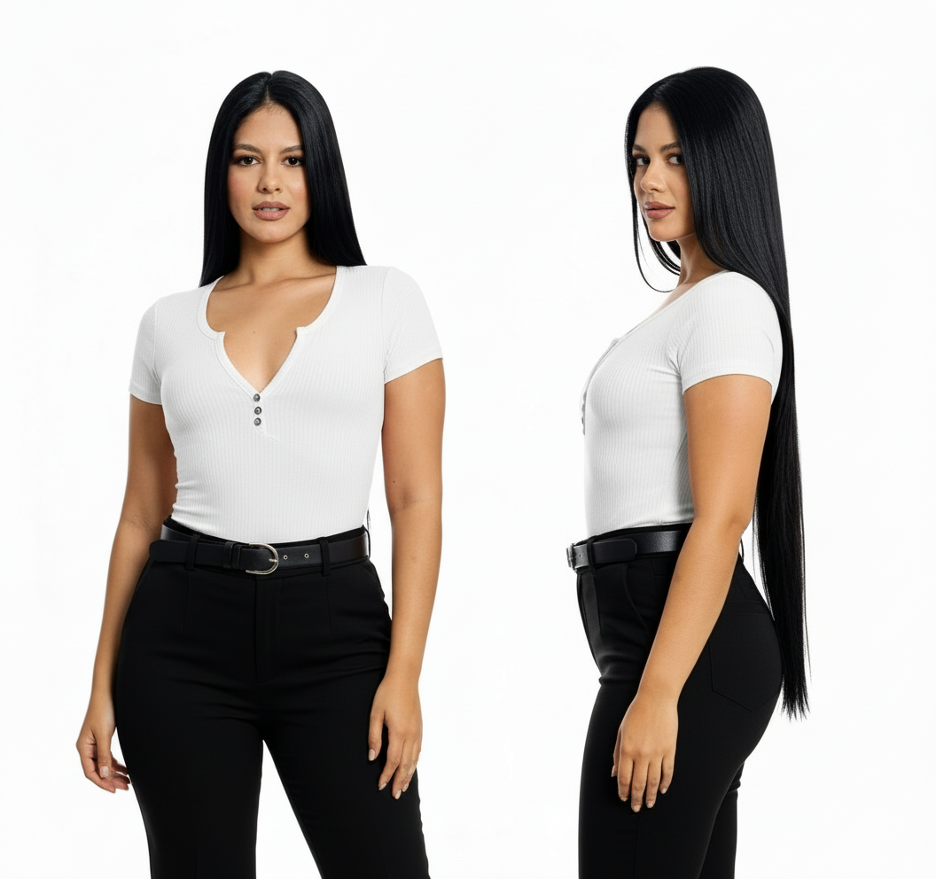 Camisa dama blusa CTD1170-1 315235  rosada verde azul celeste blanca beige nude negra