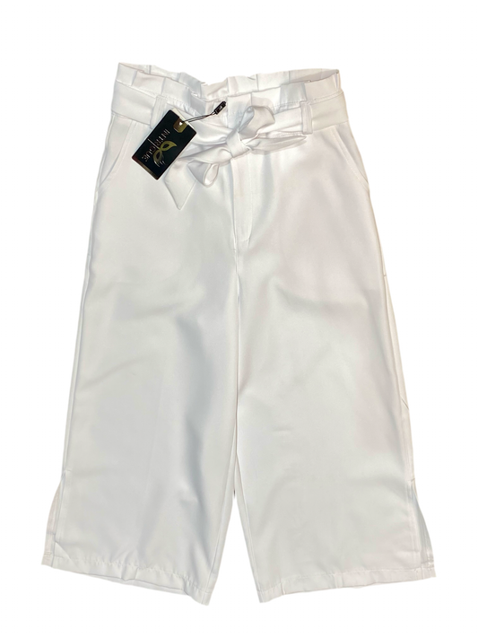 Pantalón Dama Blanco Tela Formal con faja INT3:1735 590390