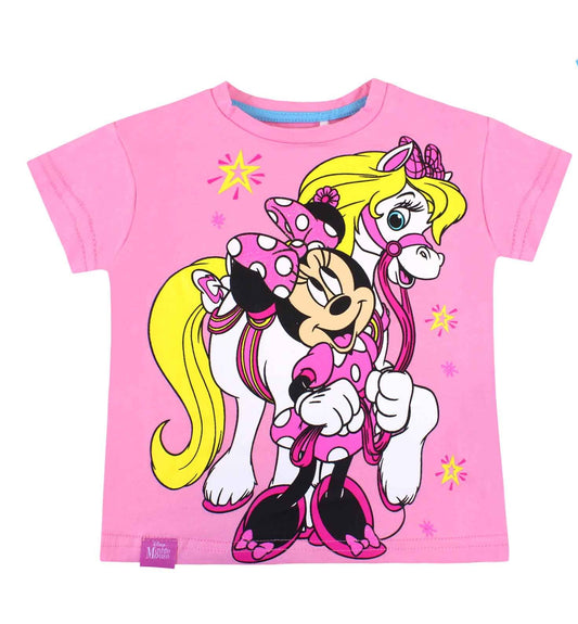 Camisa Minnie disney bebe niña 12m a 3T D1-MI-1282B 299199 rosada