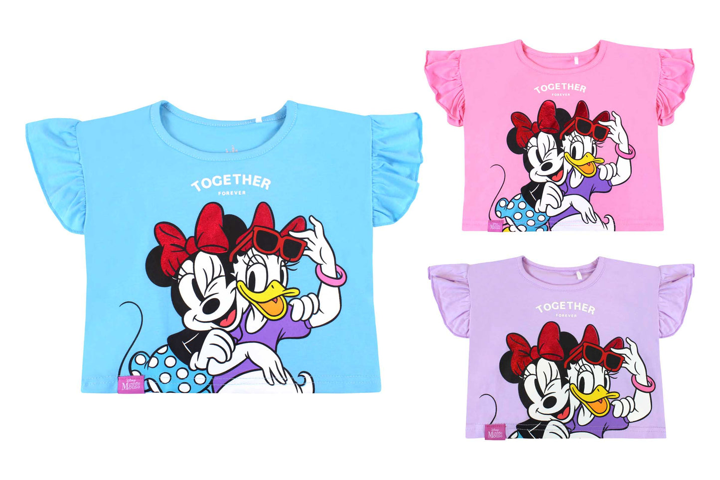 Camisa Minnie disney bebe niña 12m a 3T D1-MI-1289B rosada