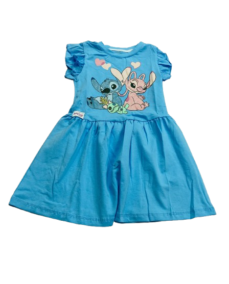 Vestido para bebé niña Stitch azul D10-STI-117B 320235