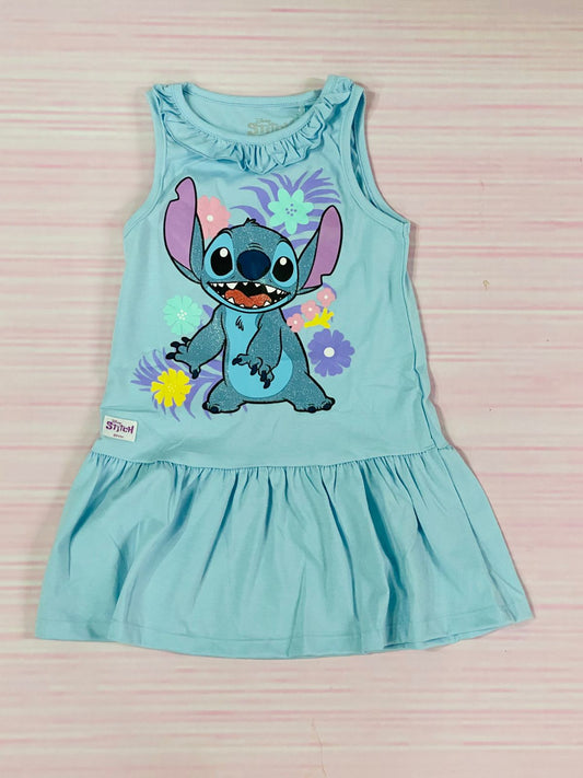 Vestidos para bebé niña Stitch azul D10-STI-118B 350255