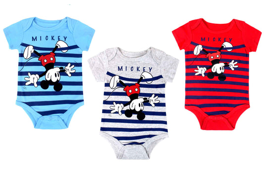 Mameluco bebe niño mickey disney 0 a 24 meses Azul D2-MK-1016B