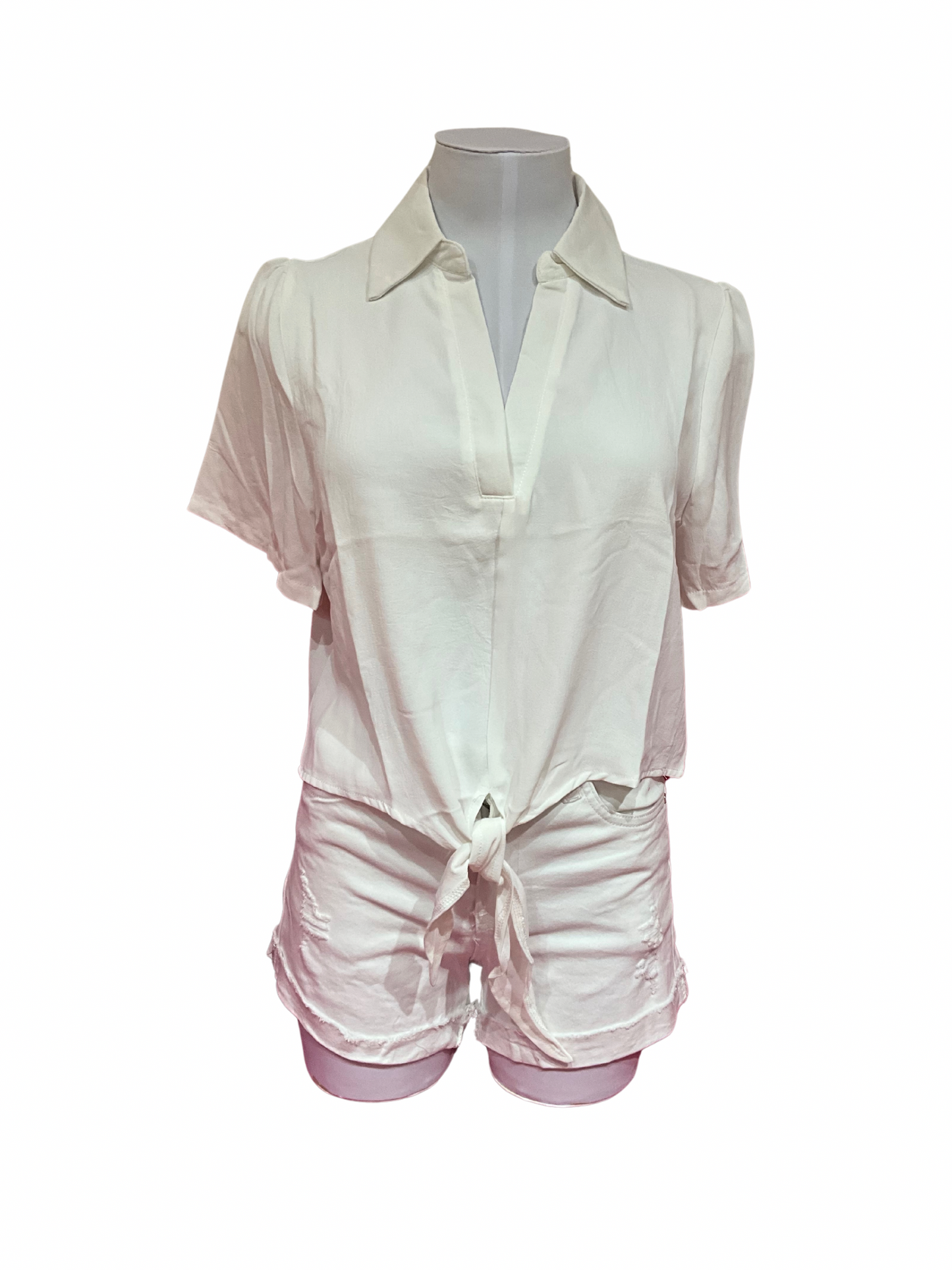 Camisa para dama Blanca CTD1176-44