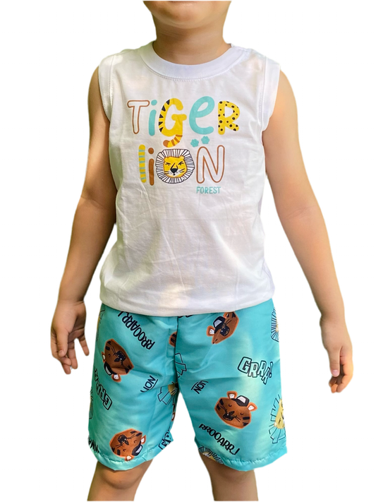 Conjunto 2 piezas camisa y short niño 18001-000101 435345 bee loop