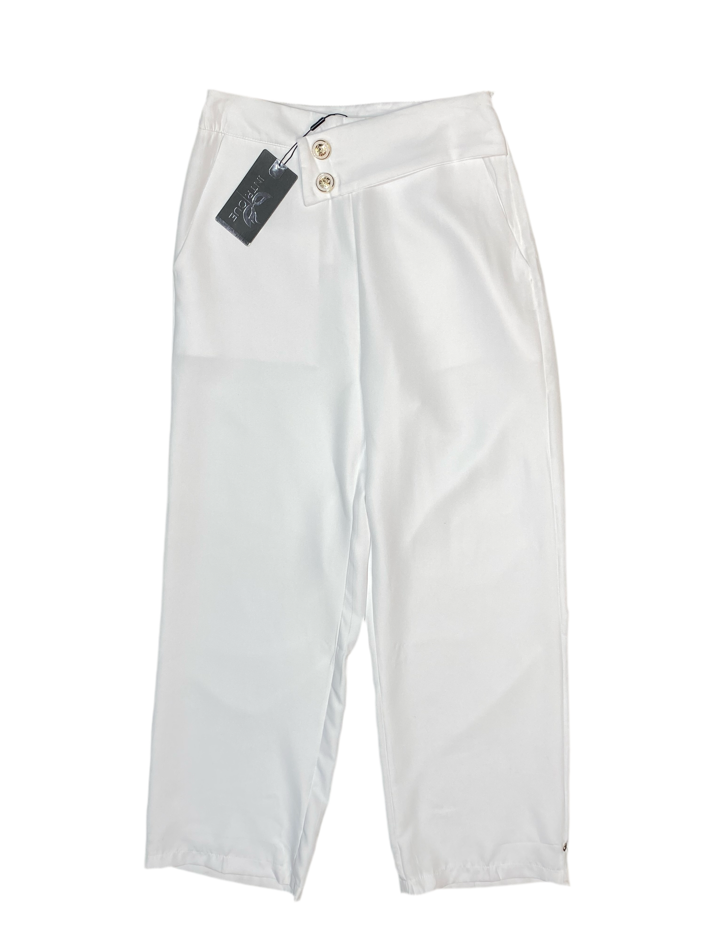 Pantalon Dama Tela Formal  blanco INT3-1734  590390