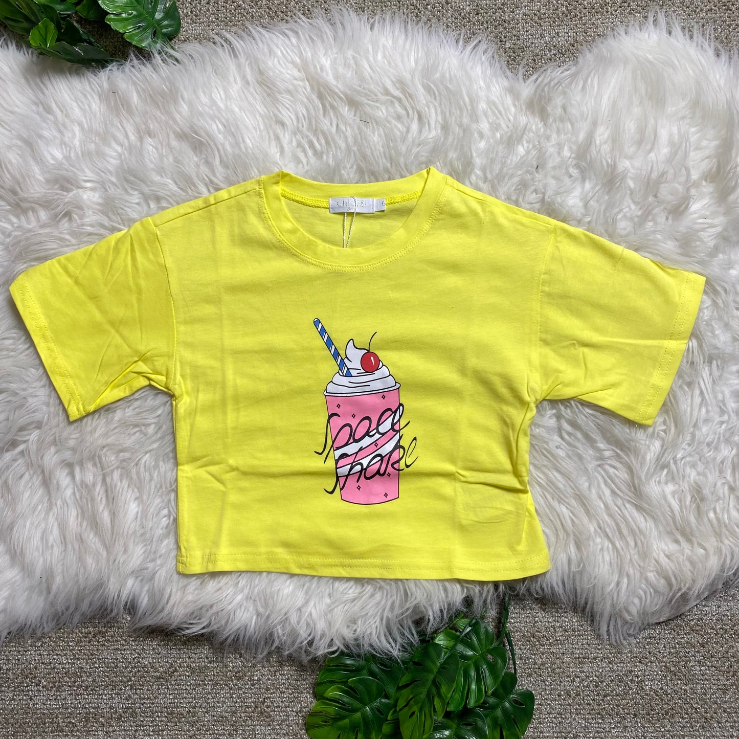 Camisa para niña blusa camiseta cono ice cream CTG1182-45