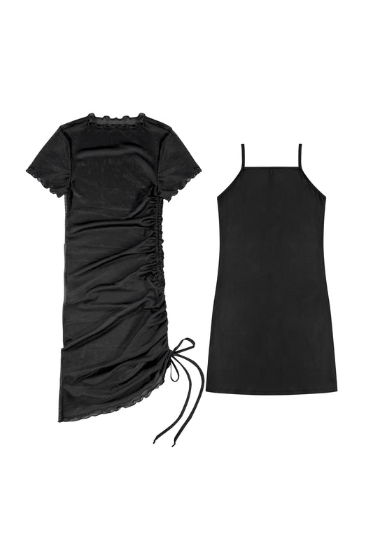 Vestido negro kit2 Niña gloss 31851