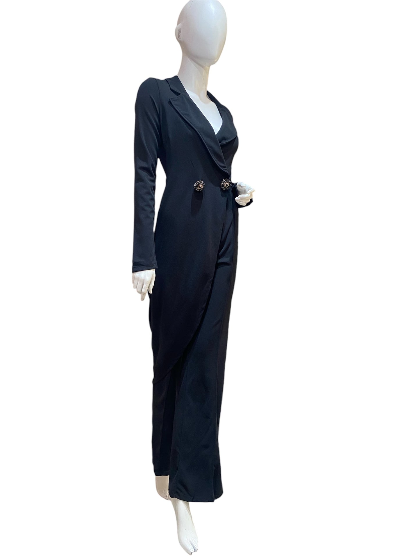 Jumpsuit negro S-XL IN13-2601 790490