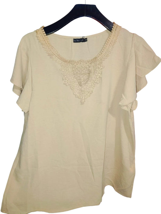 Blusa Dama mujer Intrigue color beige IN1-1662 350290