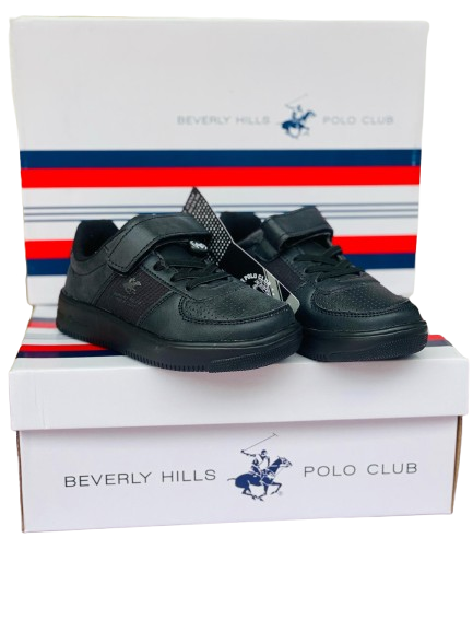 Tennis negros LIT-BLI-BTS4-A Niña Niño unisex Polo Club 890790