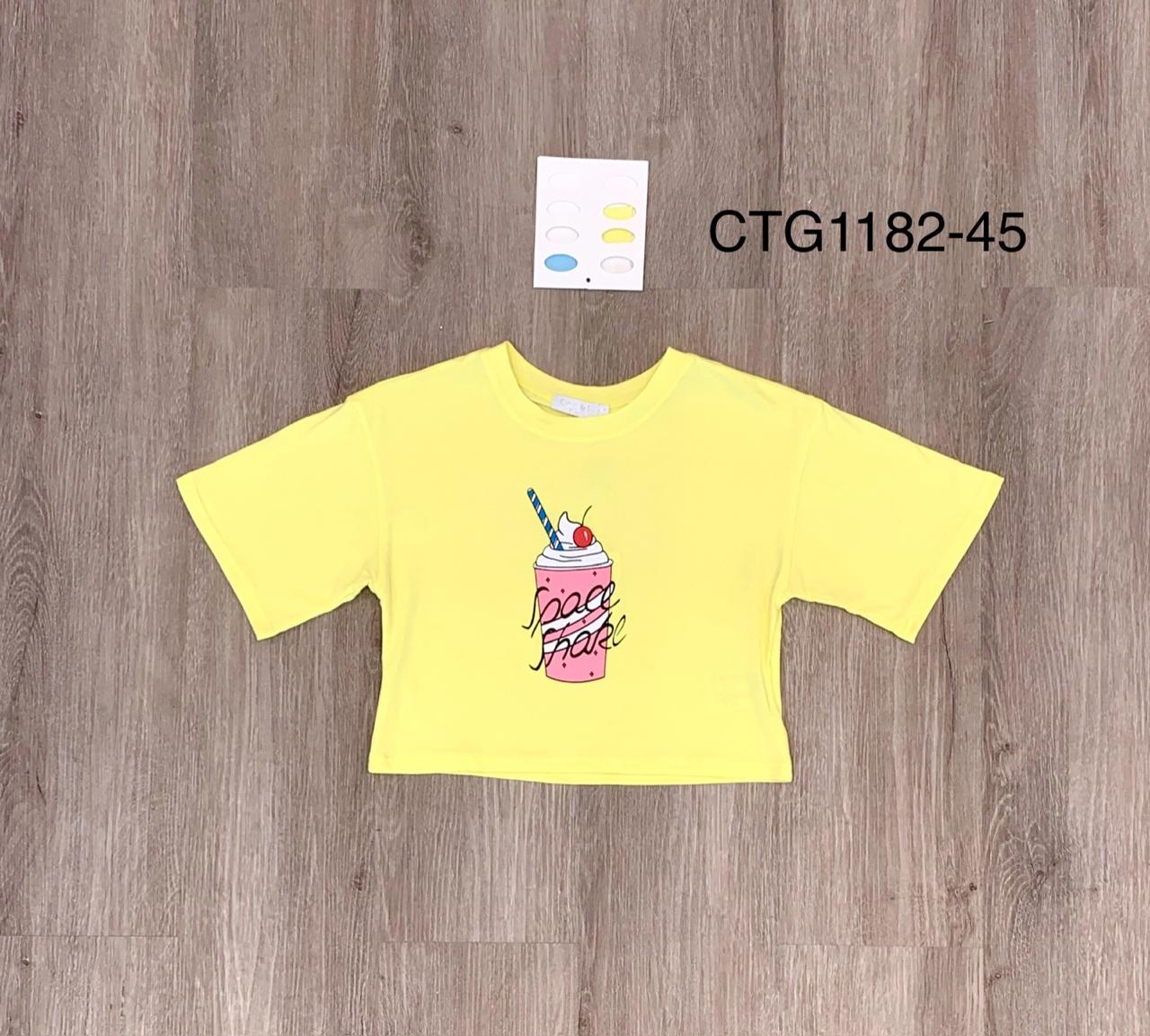 Camisa para niña blusa camiseta cono ice cream CTG1182-45