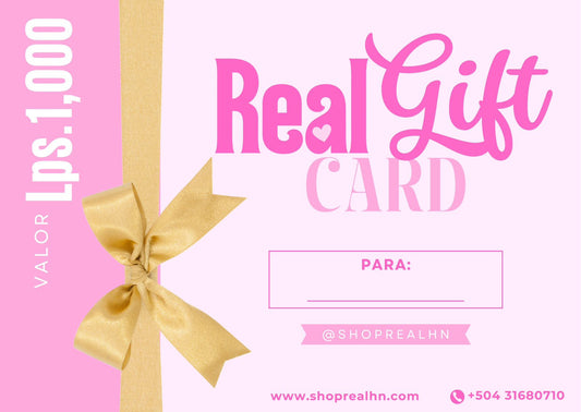 Certificado de regalo Gift Card