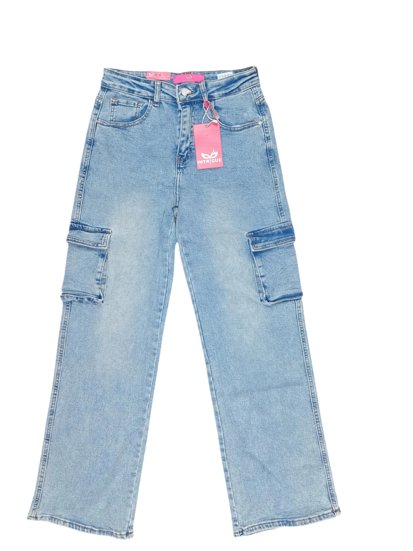 Pantalon Jeans claro cargo Mujer 3-15 IN2-2466 590490